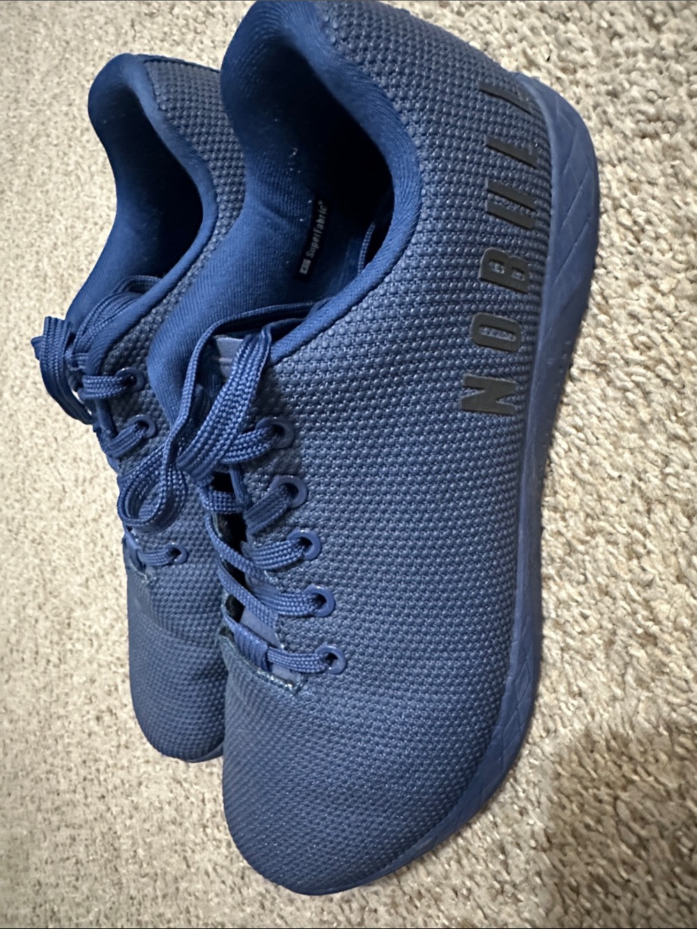 NOBULL Navy Knit Athletic Trainers